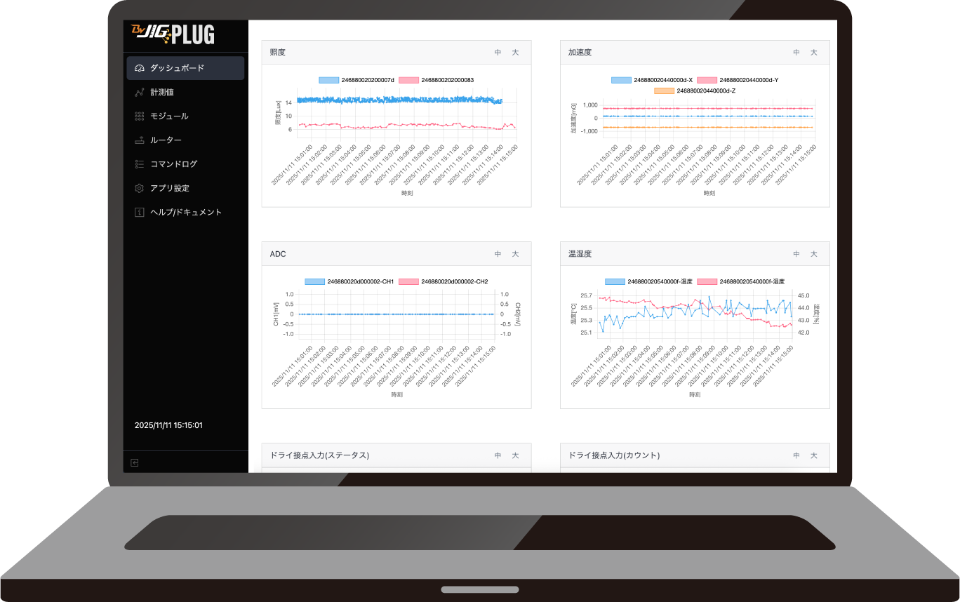 BraveJIG PLUG 画面