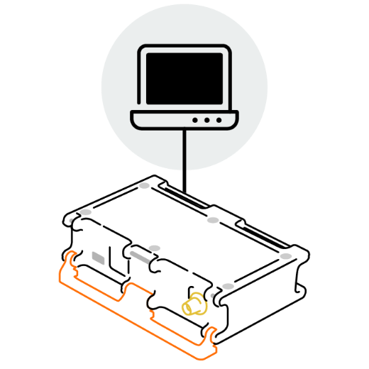 USB-Cを用いた接続のイメージ
